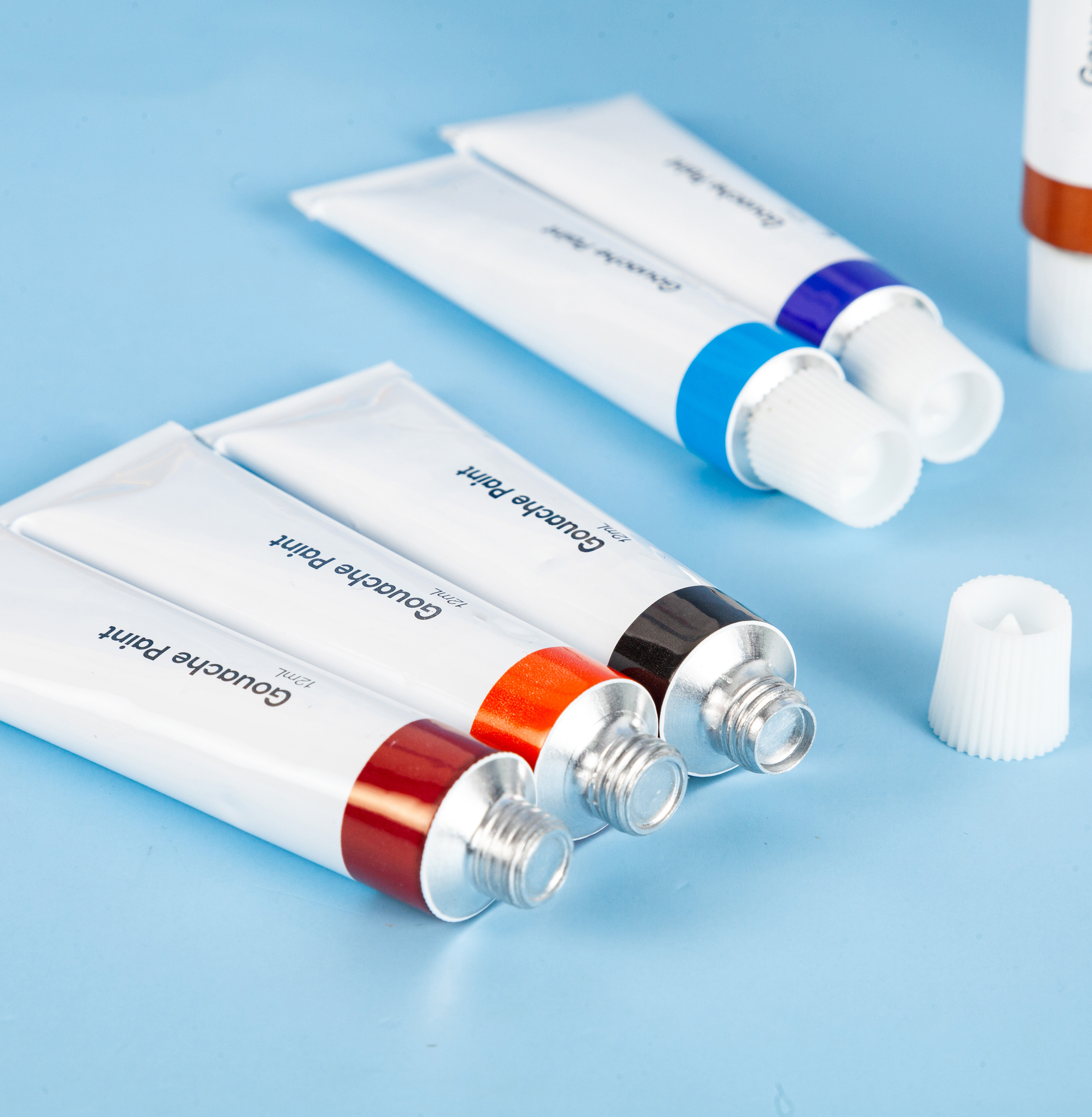 Tubo de pintura Gouache profesional a base de agua para lienzo y papel