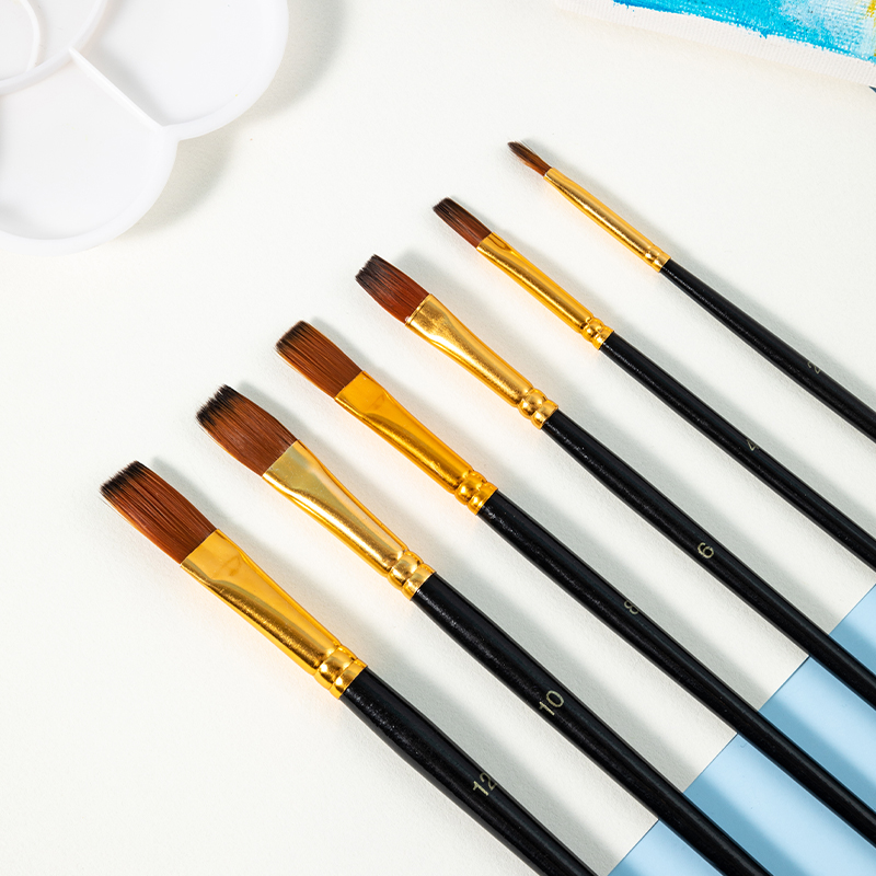Pintura de arte de 6 paquetes set de cepillo surtido