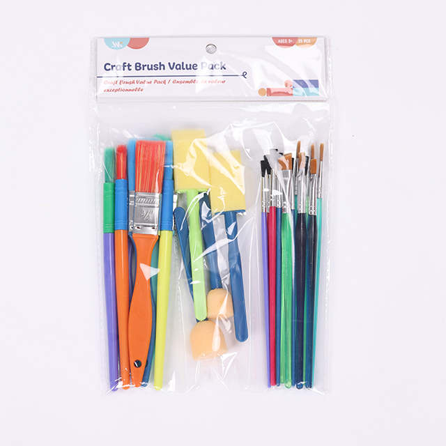 Juego de pincel universal integral para niños de 25 paquetes