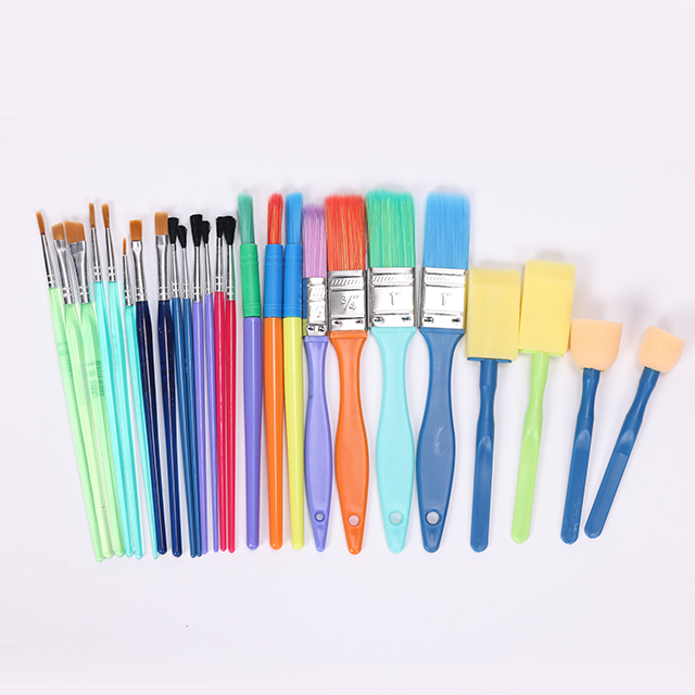 Juego de pincel universal integral para niños de 25 paquetes